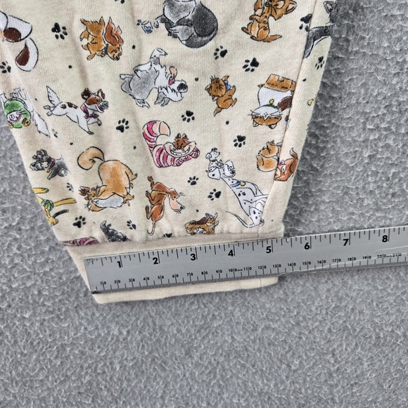 Disney Women Sleepwear XXXL Beige Graphic Print Characters Pajama Pants - Picture 8 of 10